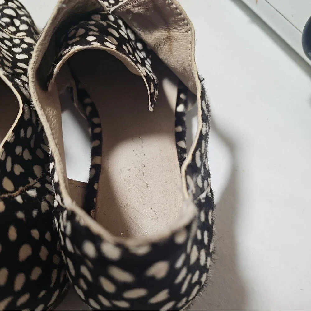 MATISSE Mon Amie Calf Hair Oxford Flats Sz  10W - Picture 4 of 8